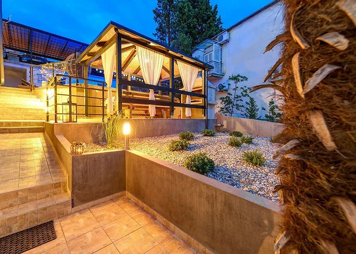 Atemberaubendes 150 Meter Zum Mit Jacuzzi, Meerblick, Pool, Billardtisch Apartament
